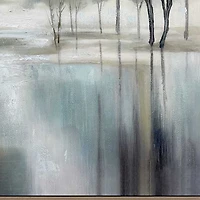 Streamline Art Misty Grove Ii Hand Embellished Canvas Art
