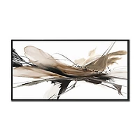 Streamline Art Melting Light Hand Embellished Canvas Art