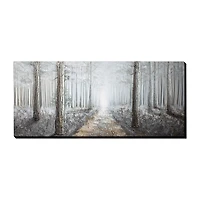 Streamline Art Misty Woods 3d Oil Painting Canvas Art