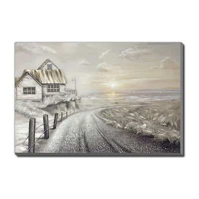 Streamline Art Road To Sunrise 3d Oil Painting Canvas Art