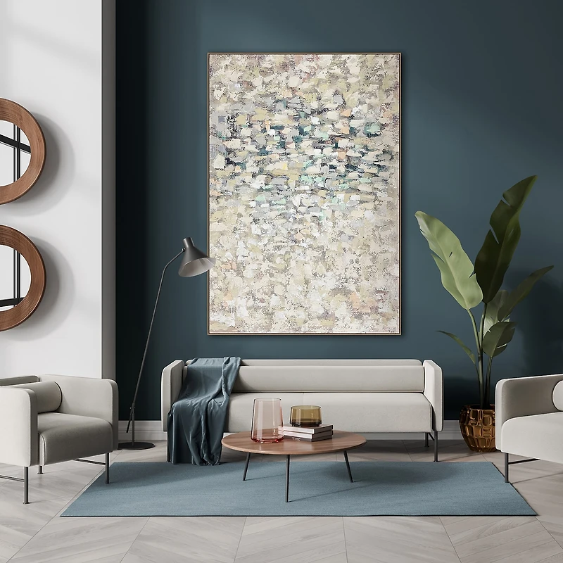 Streamline Art Patina Dreams Hand Embellished Canvas Art
