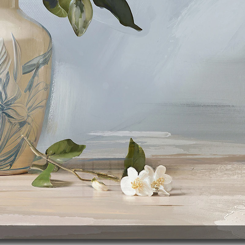 Streamline Art Lemon Blossom I Hand Embellished Canvas Art