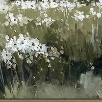 Streamline Art Meadow Reflection Hand Embellished Canvas Art