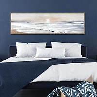 Streamline Art Coastal Serenity Hand Embellished Canvas Art
