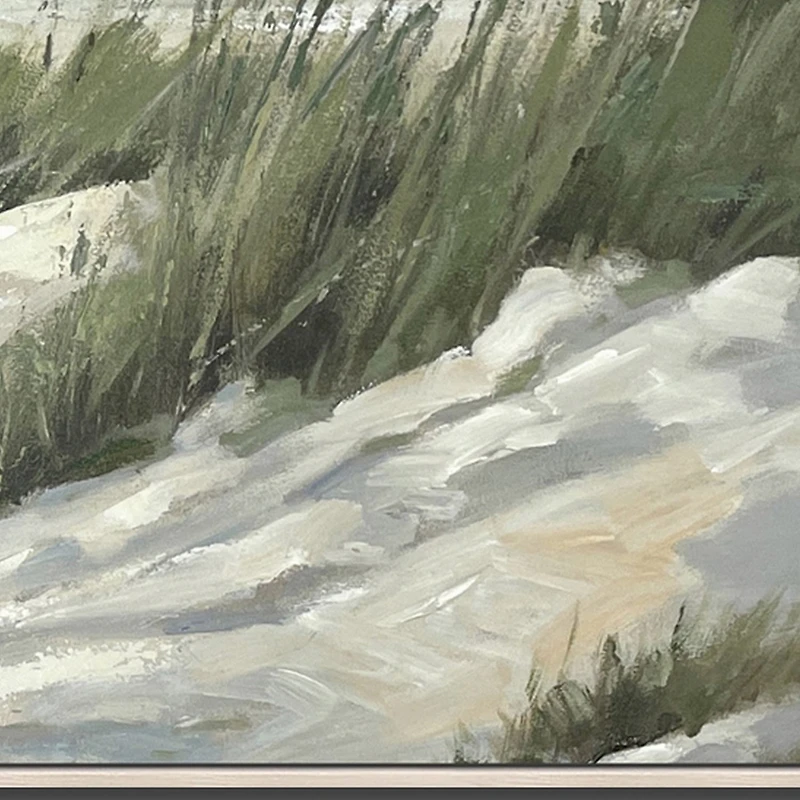 Streamline Art Beyond The Dunes Hand Embellished Canvas Art
