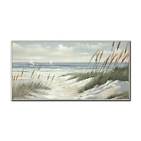 Streamline Art Beyond The Dunes Hand Embellished Canvas Art