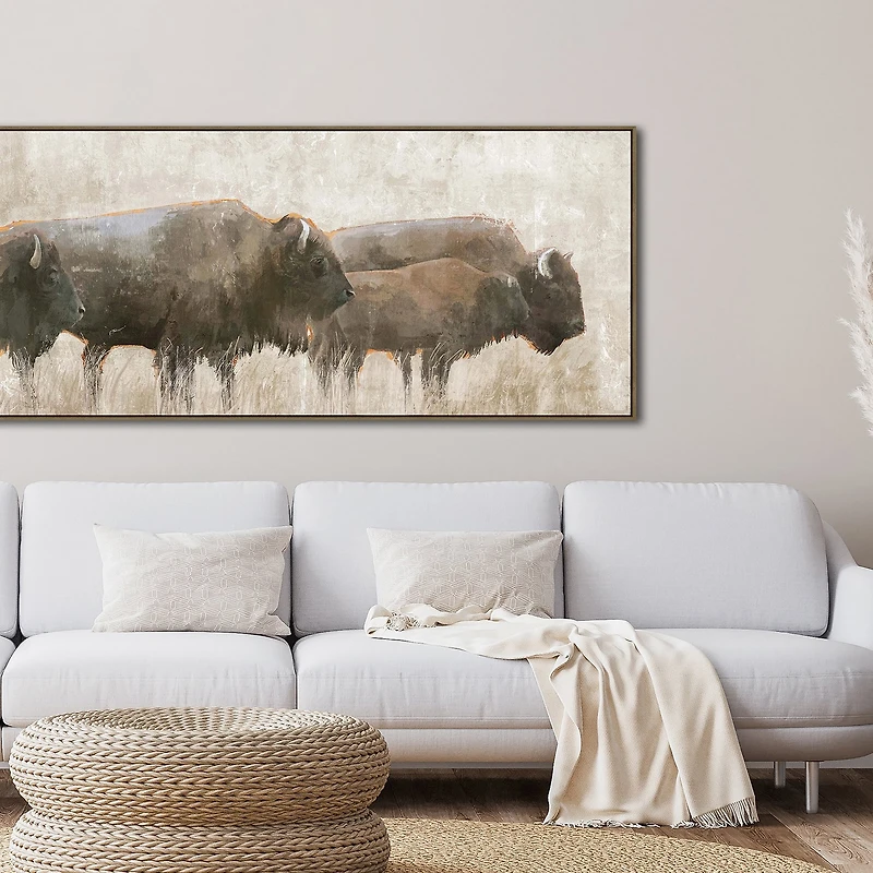 Streamline Art Roaming Spirits Textured Oil Painting Canvas Art