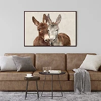 Streamline Art Jack And Diane Hand Embellished Canvas Art