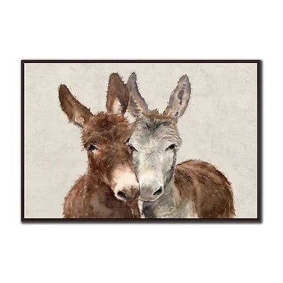 Streamline Art Jack And Diane Hand Embellished Canvas Art