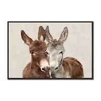 Streamline Art Jack And Diane Hand Embellished Canvas Art