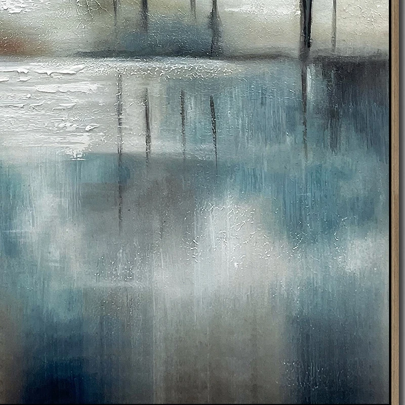 Streamline Art Misty Grove I Hand Embellished Canvas Art