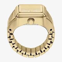 Relic By Fossil Relic By Fossil Women'S Gold Tone Ring Watch Zr44200 Mens Gold Tone Stainless Steel Bracelet Watch Zr44200