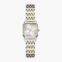 Relic By Fossil Womens Two Tone Bracelet Watch Zr34676