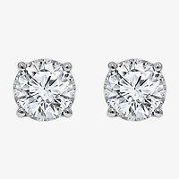 ( I/SI2 ) 2 CT. T.W. Lab-Grown Diamond Sterling Silver or 14K Gold over Round Stud Earrings