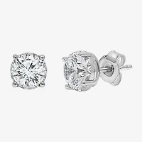 ( I/SI2 ) 2 CT. T.W. Lab-Grown Diamond Sterling Silver or 14K Gold over Round Stud Earrings