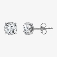 ( I/SI2 ) 2 CT. T.W. Lab-Grown Diamond Sterling Silver or 14K Gold over Round Stud Earrings