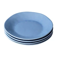 Certified International Linen Cream 4-pc. Stoneware Salad Plate