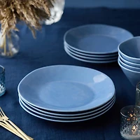 Certified International Linen Cream 4-pc. Stoneware Dinner Plate