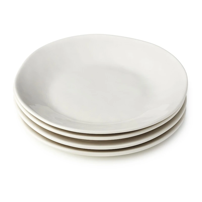 Certified International Linen Cream 4-pc. Stoneware Salad Plate