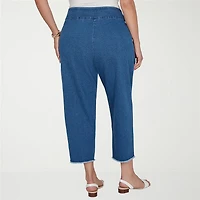 Alfred Dunner Camden Market Womens Ankle Mid Rise Pant