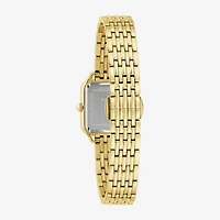 Bulova Womens Gold Tone Stainless Steel Bracelet Watch 97l191
