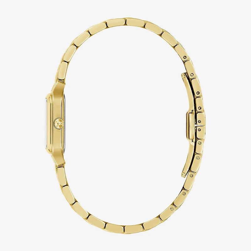 Bulova Womens Gold Tone Stainless Steel Bracelet Watch 97l191