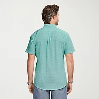 IZOD Breeze Mens Short Sleeve Classic Fit Big and Tall Button-Down Shirt