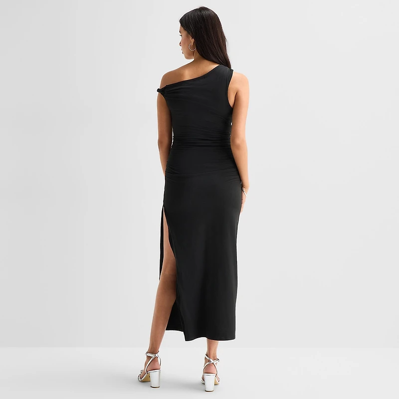 Forever 21 Womens High Neck Sleeveless Bodycon Dress