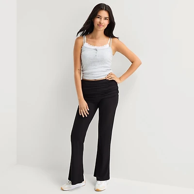 Forever 21 Womens Juniors Straight Pull-On Pant