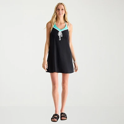 Arizona Womens Juniors Dress Swimsuit Cover-Up