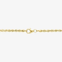 14K Yellow Gold 2.5mm Rope Chain Bracelet