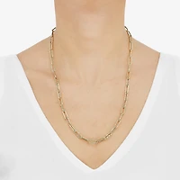 Gold Addiction Womens 14K 22 Inch Link Necklace