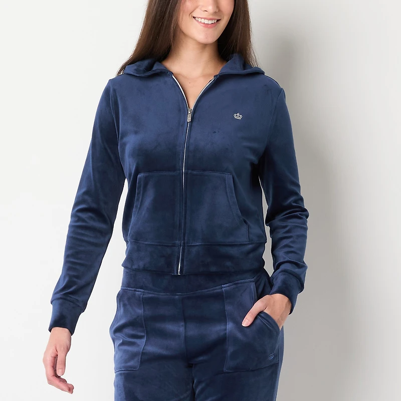 Juicy By Couture Womens Juniors Midweight Track Jacket