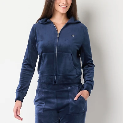 Juicy By Couture Womens Juniors Midweight Track Jacket