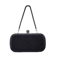 N By Nina Crysal Minaudiere With Crystal Cording Evening Bag