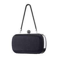 N By Nina Crysal Minaudiere With Crystal Cording Evening Bag
