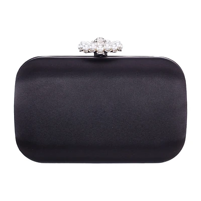 N By Nina Pearl Flower Minaudiere Evening Bag
