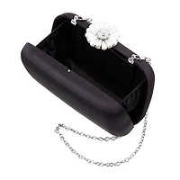 N By Nina Pearl Flower Minaudiere Evening Bag