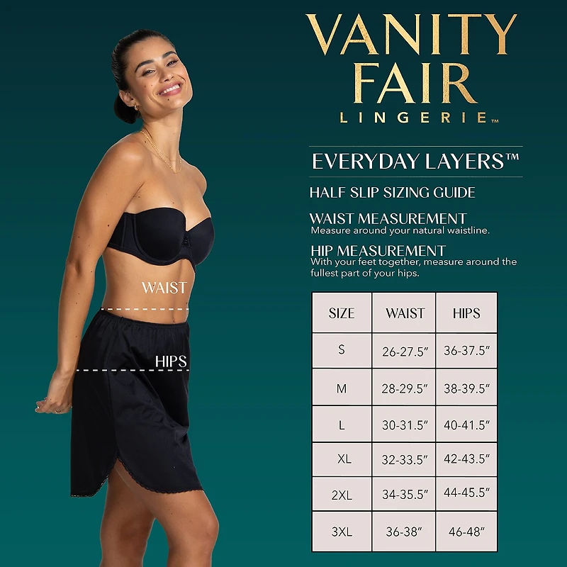 Vanity Fair® 18" Half Slip - 11760