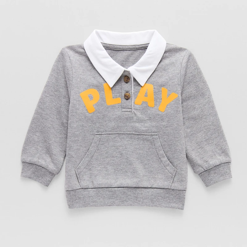 Okie Dokie Baby Boys Long Sleeve Sweatshirt