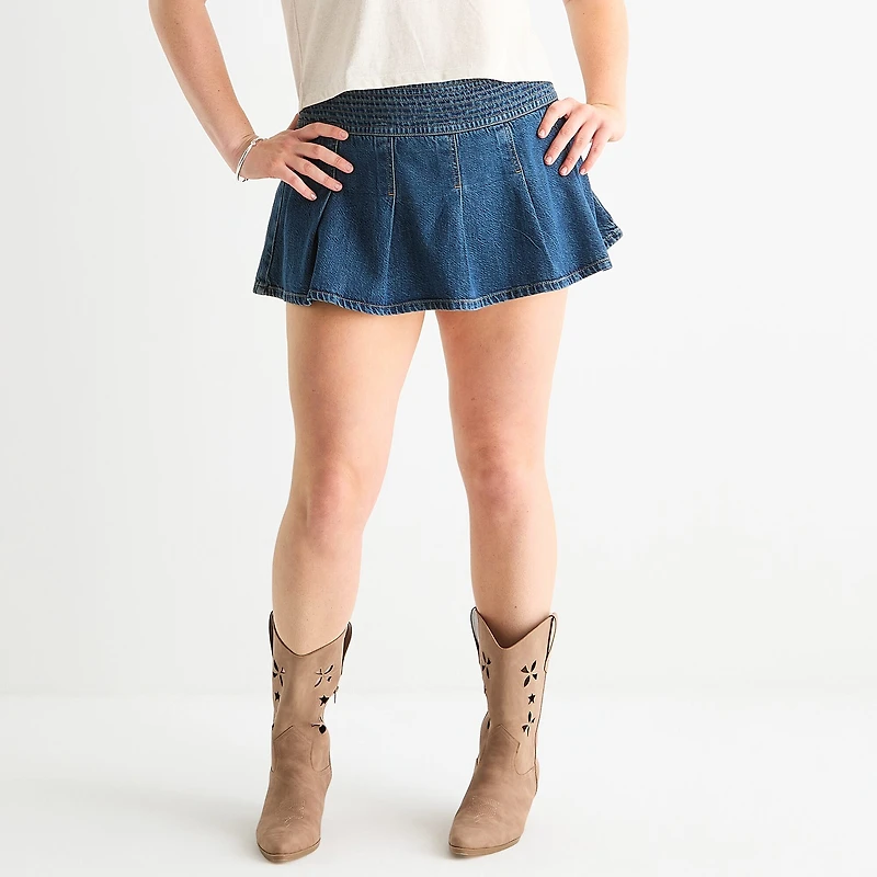 Arizona Womens Pleated Skirt