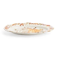 Linden Street Terra Pumpkin Stoneware Serving Platter