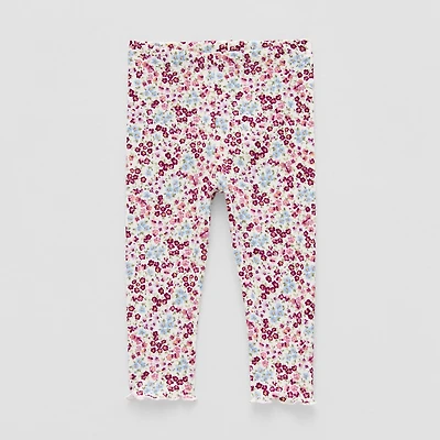 Okie Dokie Rib Baby Girls Skinny Full Length Leggings