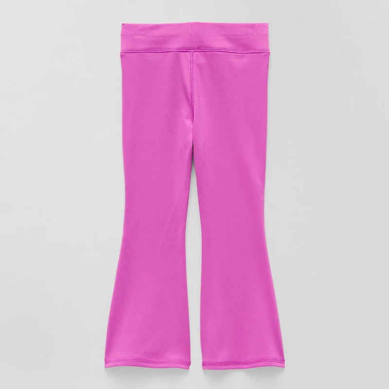 Okie Dokie Toddler & Little Girls Knit Active Flare Full Length Leggings