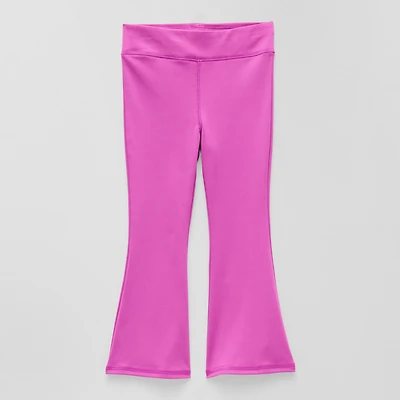 Okie Dokie Toddler & Little Girls Knit Active Flare Full Length Leggings