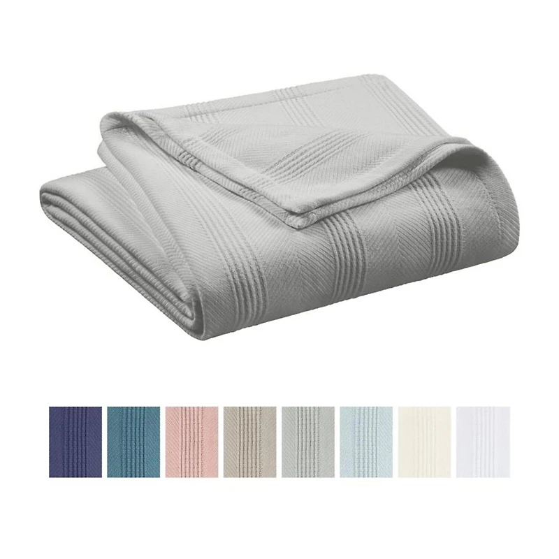 Vellux All Season Knit Cotton Collection Blanket
