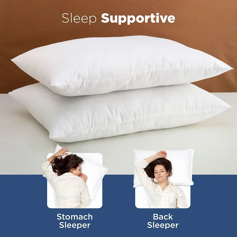 Martex Sweet Dreams 2 Pack Soft/Medium Density Bed Pillow