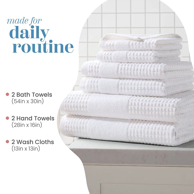 Martex 6-pc. Quick Dry Bath Towel Set