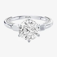 Star Wars Fine Jewelry R2-D2 (F / Si1) Womens 2 3/8 Ct. T.W. Lab Grown White Diamond 10K Gold Round Engagement Ring