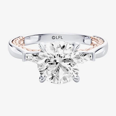 Star Wars Fine Jewelry Princess Leia (F / Si1) Womens 2 1/5 CT. T.W. Lab Grown White Diamond 10K Gold Round Engagement Ring